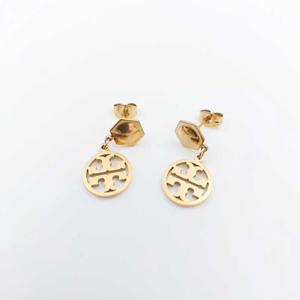 Tory Burch Tory’s Touch GoldDrop Earrings